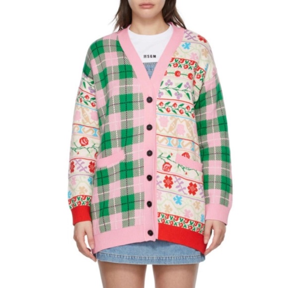 MSGM Colorful Patterned Women´s Sweater
